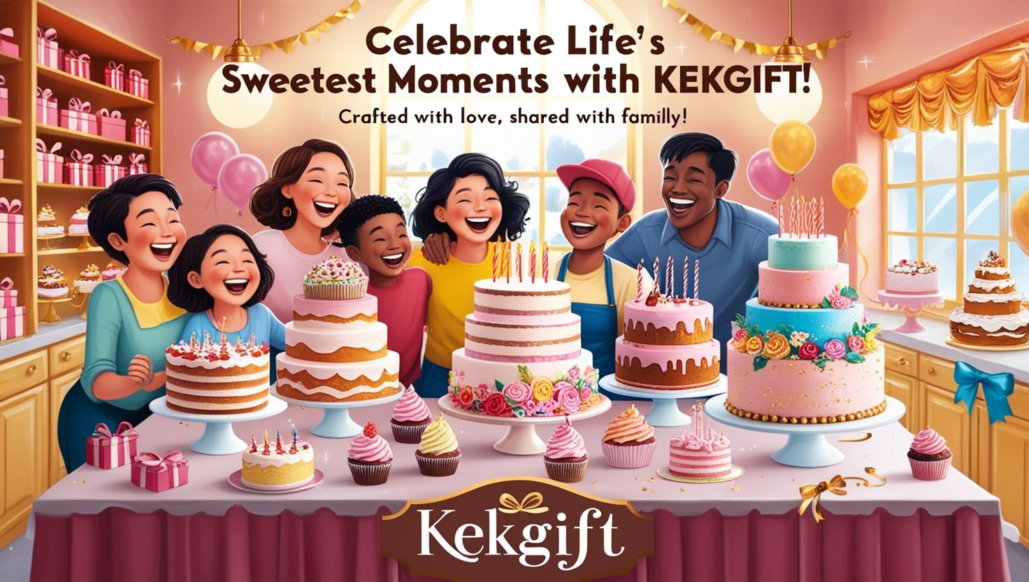 KekGift Banner Cake Delivery in Virar