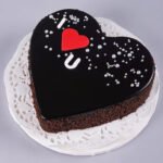 Chocolate Heart Shape Cake