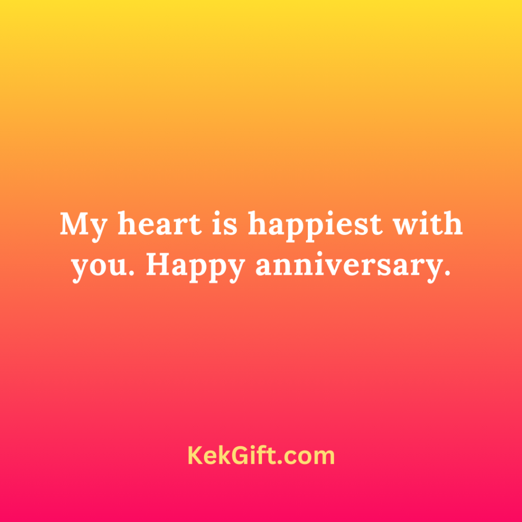 Short Heart Touching Anniversary Wishes for Husband